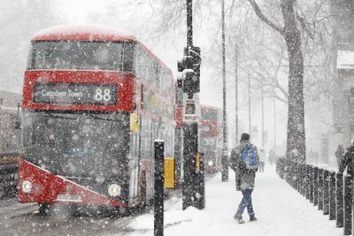 Will there be school closures in London due to bad weather?