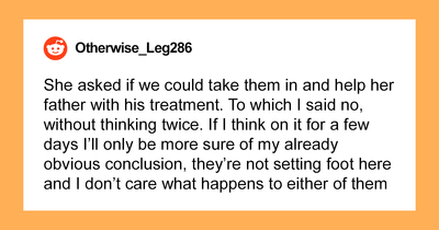Parents Make Sure Wife’s Husband Knows They Hate Him, Are Shocked He Won’t Help Them