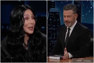 Cher makes audience laugh with backhanded Jimmy Kimmel compliment