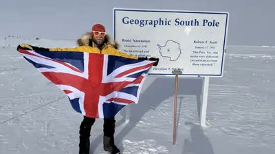 British para-skier is first disabled person to ski to the South Pole solo and unsupported