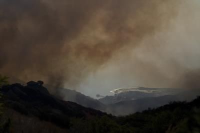 Palisades Fire Smoke Plume Extends 100 Miles Into Pacific