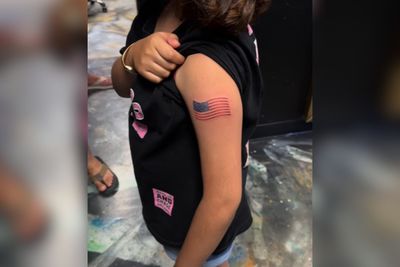 Tattoo Artist Blasted for Tattooing American Flag on 9-Year-Old Girl Says It Could Have Been Worse: She Wanted Trump's Face 'On Her Neck'