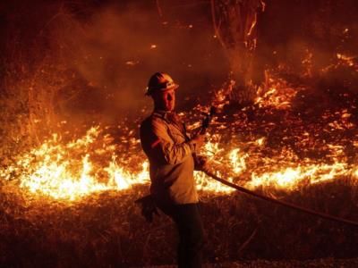 Firefighters In California Working 48-Hour Shifts To Battle Blazes