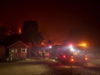 California National Guard Deploys Troops To Assist With Wildfires