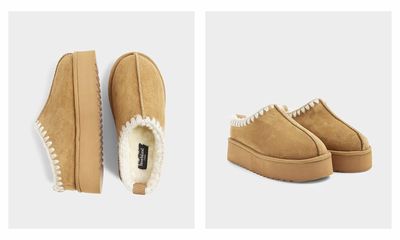 I did a double take when I saw these cosy platform slippers from River Island - they look just like UGGs but cost a whole lot less