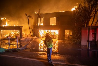 Five football fields a minute: How a perfect storm of extreme weather set off Los Angeles wildfires