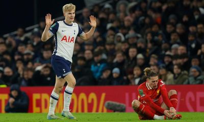 Slot and Van Dijk criticise decision not to send off Bergvall before Spurs winner