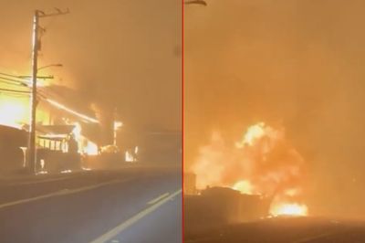 Horrifying Video Shows Pacific Coast Highway Engulfed by Flames: 'Like Driving Through Hell Itself'