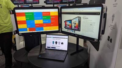 This suitcase transforms into a dual-display workstation — and I'm shocked how well it works