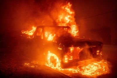 Watch live: Wildfires rage through Altadena in Southern California as five killed in firestorm