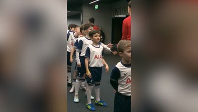 Young Tottenham mascots make hilarious request to Liverpool captain Virgil van Dijk