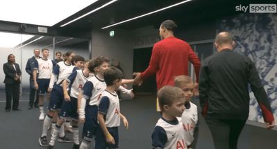 Tottenham mascot jokingly apologises for viral Virgil van Dijk plea with message to Archie Gray