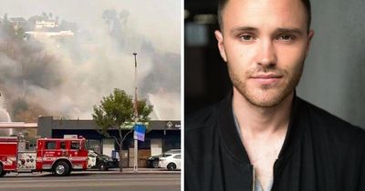 Scottish actor shares horror as LA wildfires reach within 500 yards of his home