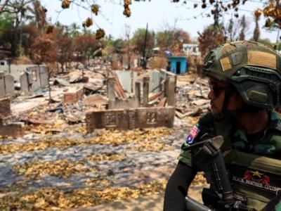 Myanmar Airstrike Kills 40 In Village, Injures 20