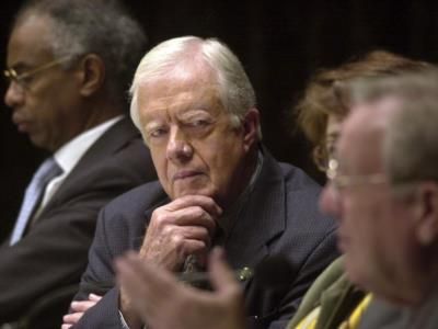 Former Presidents Gather At Washington National Cathedral For Carter's Funeral