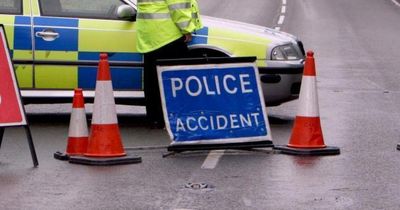 Vehicle crash closes road on A872 as emergency services in attendance