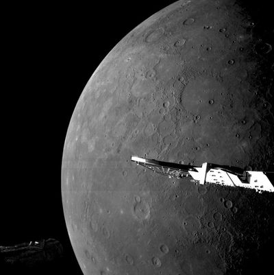 Spacecraft beams back riveting photos after buzzing Mercury’s north pole