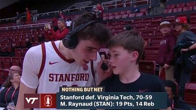 Stanford Star Welcomes Dancing Young Fan Into Wholesome Postgame Interview