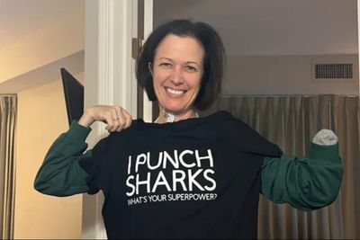 Woman who lost hand fighting off a shark is raising money for a new prosthetic - after insurance refused to pay