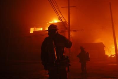 Fire Destroys Dream Home In Pacific Palisades Neighborhood