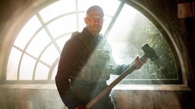 Jason Statham finds brand-new uses for construction tools in first action-packed trailer for The Beekeeper director's new movie co-written by Sylvester Stallone