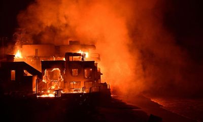 Mangled trees, charred homes and ashen land: inside a community leveled by the Palisades fire