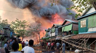 Myanmar junta airstrike kills 40 people and burns down 500 houses in Rakhine – reports