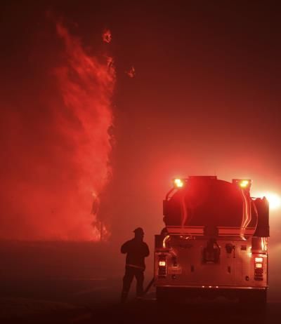 California Firefighters Overcome Water Supply Challenges In Wildfire Response