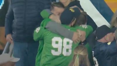 Mitch Jeter's Father Had Priceless Reaction to His Clutch Kick in Notre Dame Win