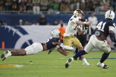 Notre Dame QB Riley Leonard Injured In Orange Bowl