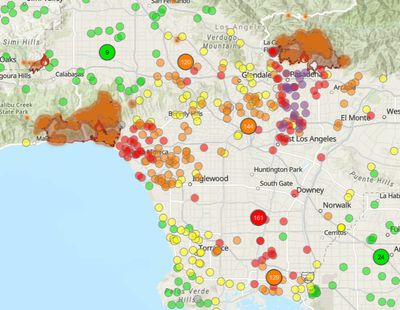 California Wildfire Map Reveals Scope of Historic Blaze That Torched Malibu