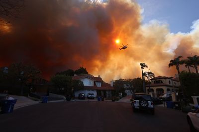 Canadian Plane Helping Combat LA Wildfires Grounded After Hitting Civilian Drone In Restricted Airspace