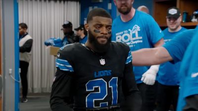 Amik Robertson Overwhelmed With Emotion in Extended Lions’ Locker Room Celebration