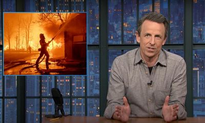 Seth Meyers on Trump’s response to LA wildfires: ‘How does this guy find a way to make everything on earth about himself?’