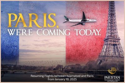 Pakistani Airline Announces Paris Flight in Ominous Ad Showing Plane Heading for Eiffel Tower: 'Designer Should Be Fired ASAP'