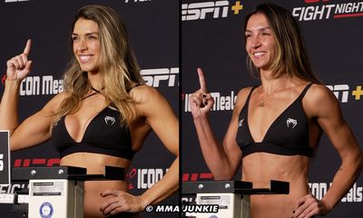 UFC Fight Night 249 video: Mackenzie Dern, Amanda Ribas make weight in Las Vegas