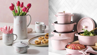 The Valentine’s Day drop everyone’s talking about – Le Creuset and Staub’s pretty pink designs are the perfect winter uplift for your kitchen