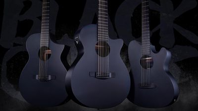 “Inspired by the popular Iron Label series, these instruments feature an all-black aesthetic, including a matte black finish and black hardware”: These new Ibanez Blackout acoustic guitars are… kinda metal looking