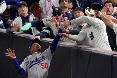 Yankees fans who interfered with Mookie Betts during World Series banned from all MLB games