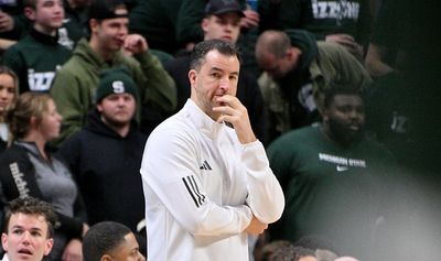 Washington HC Danny Sprinkle compliments Michigan State basketball’s effort, accountability