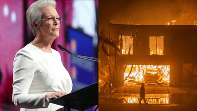 Jamie Lee Curtis Compares L.A. Fires To War-Torn Gaza And The Internet Is Not Happy