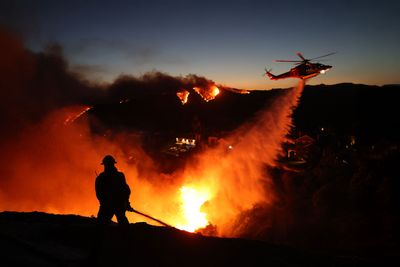 Trump spreading wildfire misinformation