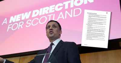 'A new direction': Scottish Labour briefing notes revealed