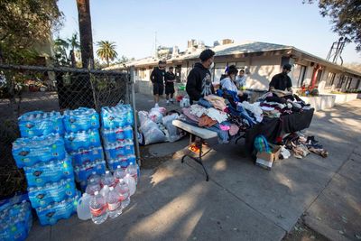 Community groups provide relief as LA staggers from wildfire emergency