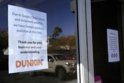 Dunkin' Donuts Experiencing Doughnut Shortage Across Multiple States