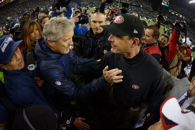 Jim Harbaugh to participate in first playoff game since 2013 NFC Championship