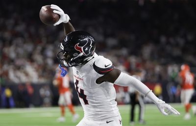 WATCH: Texans CB Kamari Lassiter intercepts Justin Herbert in wild-card round