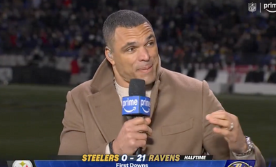 Tony Gonzalez openly questioned the Steelers’ lazy first half while the Ravens waxed them