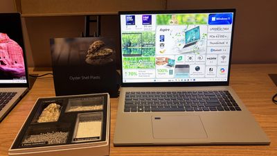 Acer Aspire Vero 16 hands on: I tried the world's first oyster shell laptop