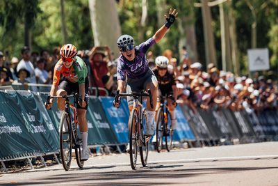 Lucinda Stewart sweeps up women's elite and U23 titles at combined Australian Championships road race